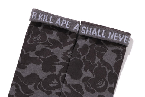 SOLID CAMO JACQUARD SOCKS