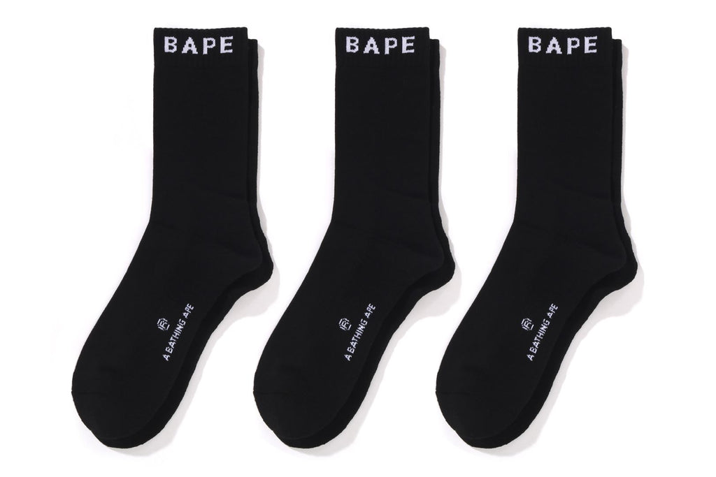 BAPE SOCKS 3 PAIRS