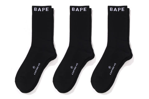 BAPE SOCKS 3 PAIRS