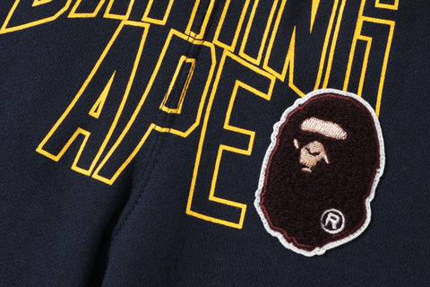 APE HEAD PATCH CARGO SWEAT SHORTS