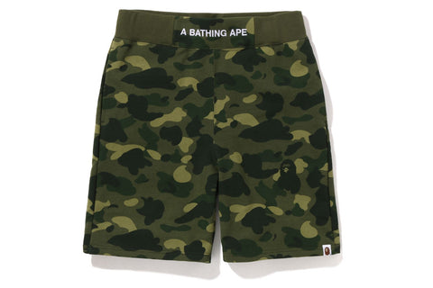 COLOR CAMO SWEAT SHORTS