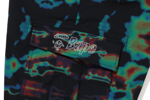 BAPE THERMOGRAPHY CARGO SHORTS