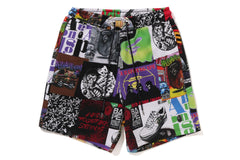 BAPE ALBUM MONOGRAM SWEAT SHORTS