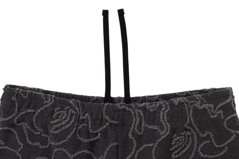NEON CAMO JACQUARD SWEAT SHORTS
