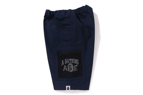 A BATHING APE MESH POCKET SHORTS