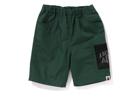 A BATHING APE MESH POCKET SHORTS