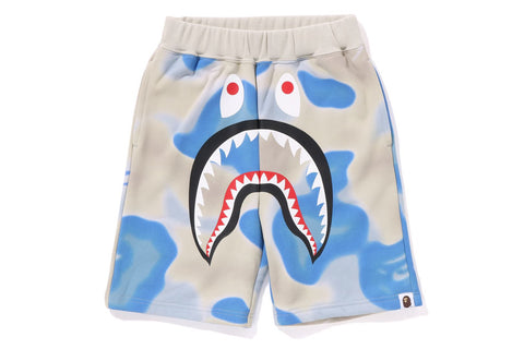 LIQUID CAMO SHARK SWEAT SHORTS