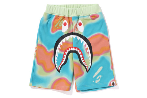 LIQUID CAMO SHARK SWEAT SHORTS