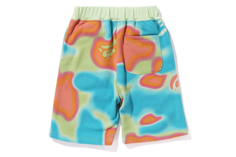 LIQUID CAMO SHARK SWEAT SHORTS