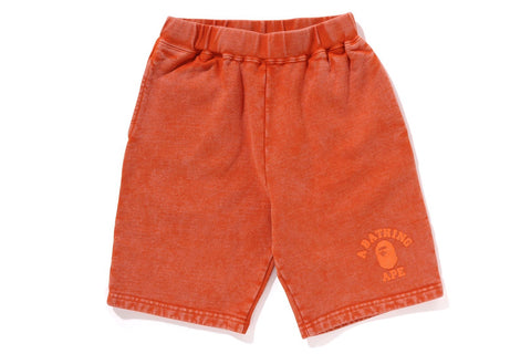 COLLEGE OVERDYE SWEAT SHORTS