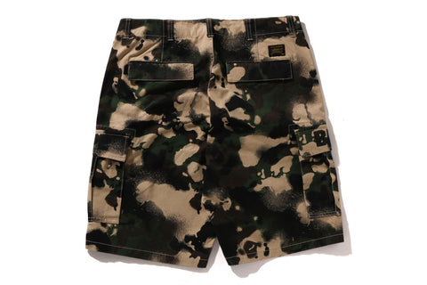 MAP CAMO REGULAR FIT CARGO SHORTS