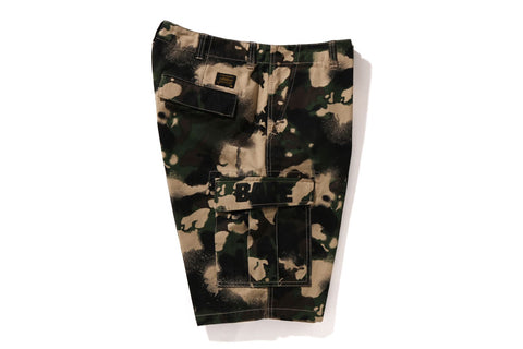 MAP CAMO REGULAR FIT CARGO SHORTS