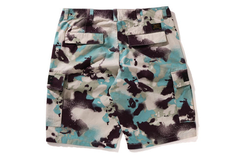 MAP CAMO REGULAR FIT CARGO SHORTS