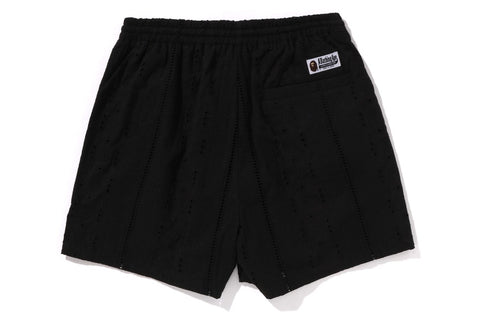 EMBROIDERY RELAXED FIT SHORTS
