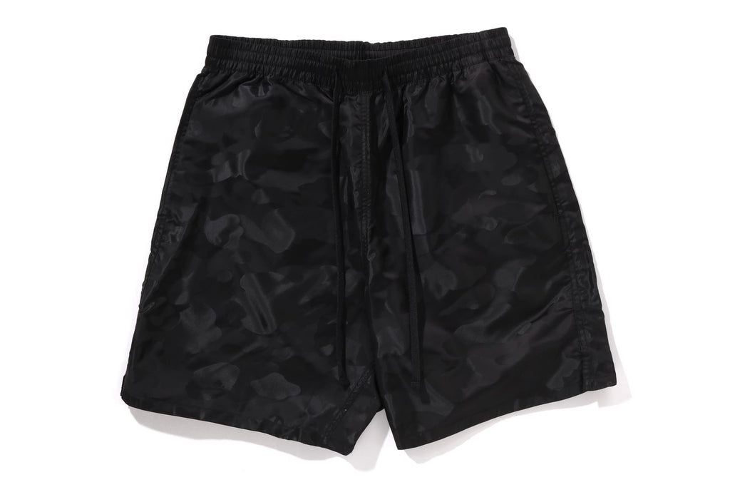 SOLID CAMO BATHING APE LOGO SHORTS