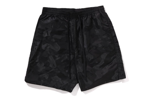 SOLID CAMO BATHING APE LOGO SHORTS