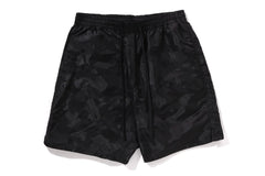 SOLID CAMO BATHING APE LOGO SHORTS