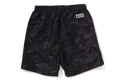 SOLID CAMO BATHING APE LOGO SHORTS