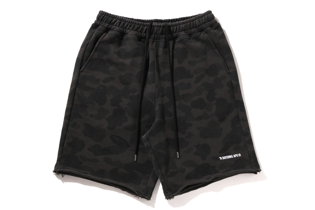 1ST CAMO HEAVY WASHED RELAXED FIT SWEAT SHORTS