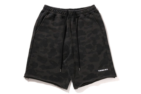1ST CAMO HEAVY WASHED RELAXED FIT SWEAT SHORTS