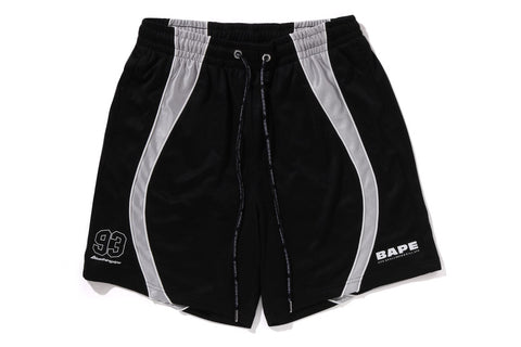 SOLID CAMO JACQUARD MULTILOGO RELAXED FIT SWEAT SHORTS