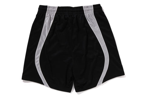 SOLID CAMO JACQUARD MULTILOGO RELAXED FIT SWEAT SHORTS