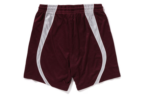 SOLID CAMO JACQUARD MULTILOGO RELAXED FIT SWEAT SHORTS