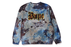 TIE DYE BOOMBOX CREWNECK