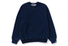 APE HEAD ONE POINT INDIGO CREWNECK