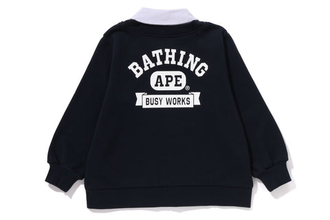 BATHING APE SHIRT LAYERED CARDIGAN