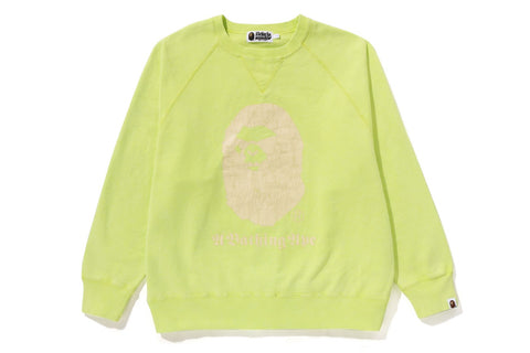 A BATHING APE OVERDYE RELAXED FIT CREWNECK