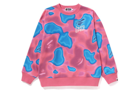 LIQUID CAMO BAPE STA RELAXED FIT CREWNECK SWEAT