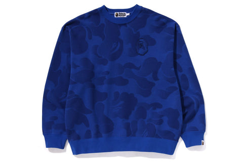 INK CAMO APE HEAD BADGE CREWNECK