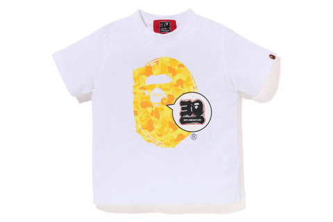 BAPE KIDS BAPE 30TH ANNIV. APE HEAD TEE SET