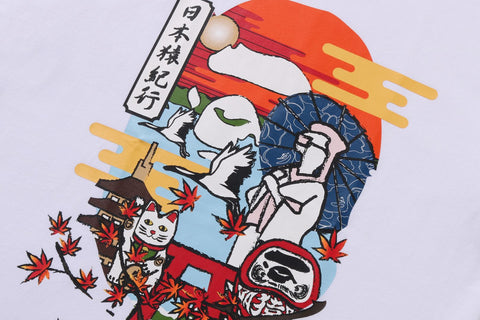 JAPAN CULTURE APE HEAD TEE