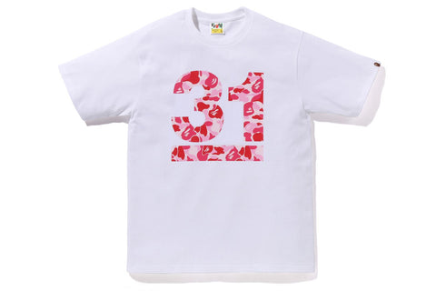 A BATHING APE 31ST ANNIV. ABC CAMO TEE