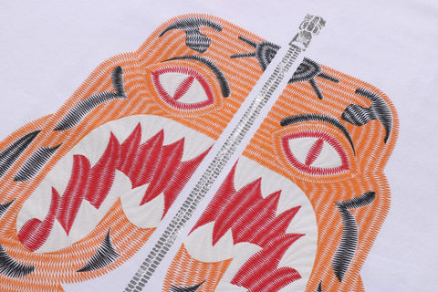 EMBROIDERY STYLE TIGER TEE