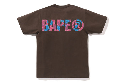 LIQUID CAMO SMALL APE FACE TEE