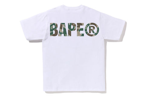 LIQUID CAMO SMALL APE FACE TEE