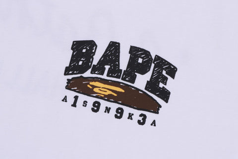 HAND DRAW BAPE RELAXED FIT TEE