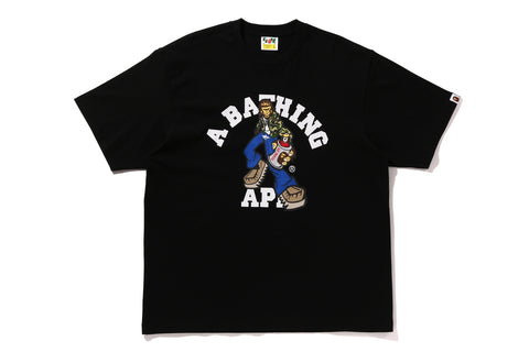 GRAFFITI CHARACTER COLLEGE RELAXED FIT TEE
