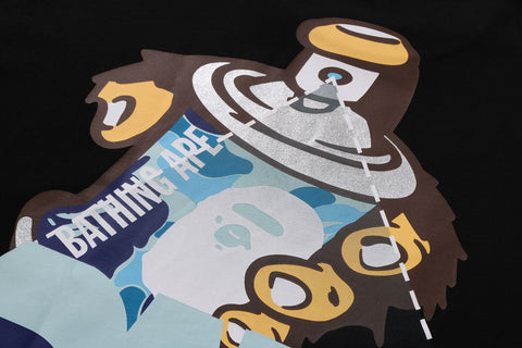 GRAFFITI BAPE LOGO RELAXED FIT TEE