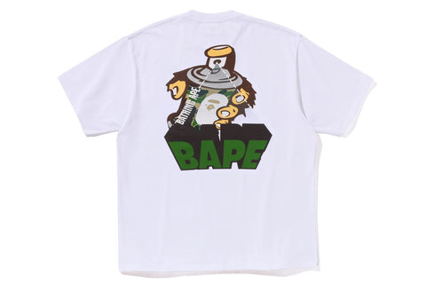 GRAFFITI BAPE LOGO RELAXED FIT TEE
