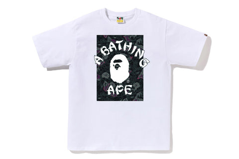 JAPANESE TATTOO CAMO ON COLLEGE TEE