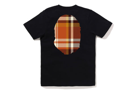 BAPE CHECK BIG APE HEAD TEE
