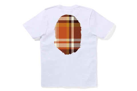 BAPE CHECK BIG APE HEAD TEE
