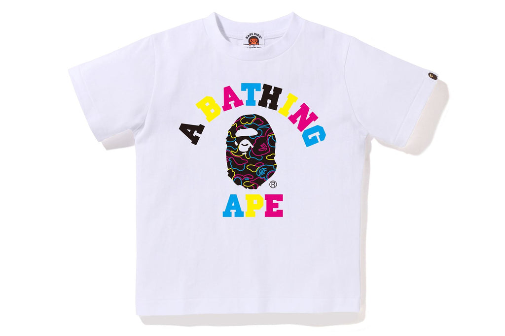 NEON CAMO COLLEGE TEE