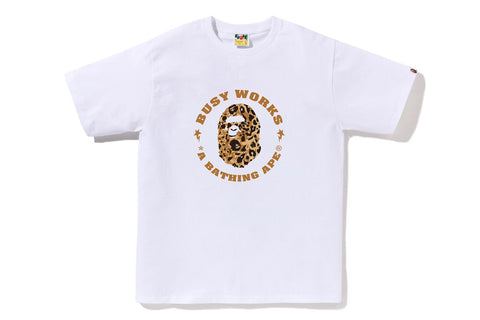 WILD LEOPARD PATTERN BUSY WORKS STA TEE