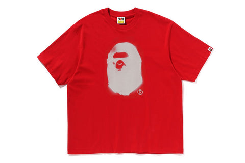 SPRAY PRINT APE HEAD RELAXED FIT TEE #2