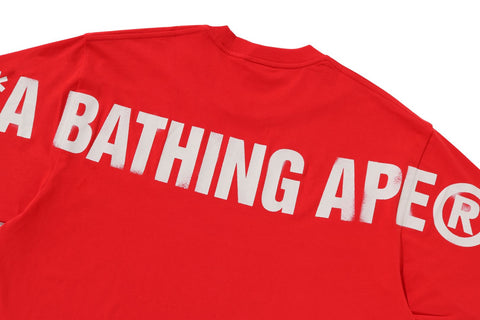 SPRAY PRINT APE HEAD RELAXED FIT TEE #2